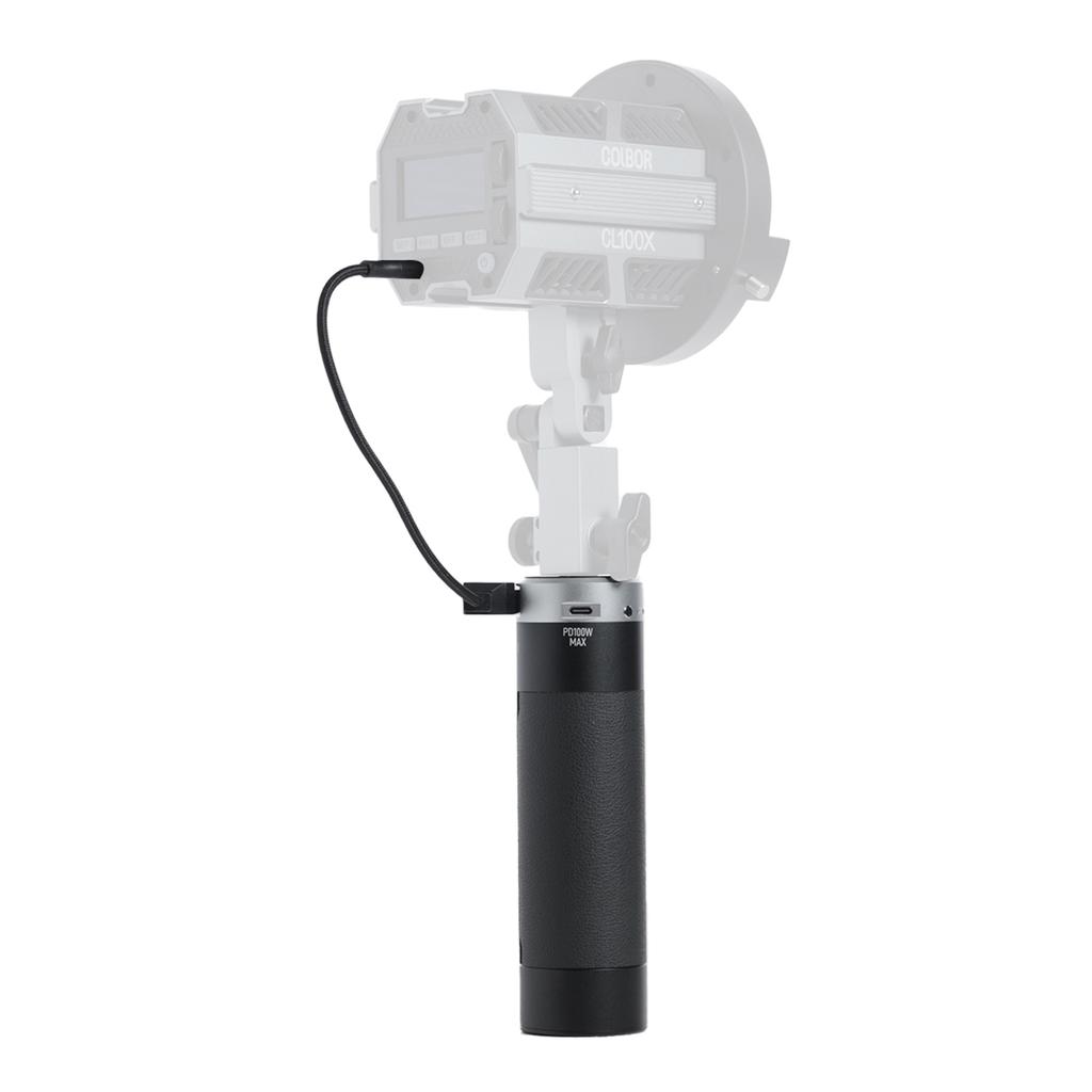 Батарейная рукоятка COLBOR PG99 98 Вт·ч с винтом 1/4 дюйма, интерфейсом D-Tap и Type-C, встроенным аккумулятором большой емкости, источник питания