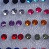 20 Pairs Women Shiny Rhinestone Allergy Free Ear Studs Fashion Earrings AVE