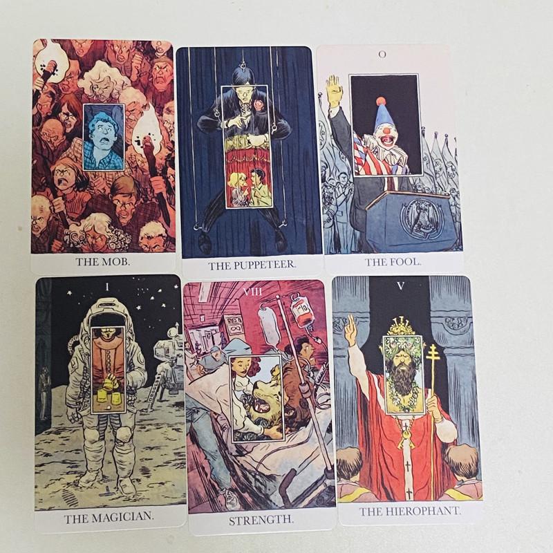 The Unveiled Tarot Cards 80pcs English Fortune Telling Tarot Deck Family Party Leisure Table Game (with 2 Special Cards)