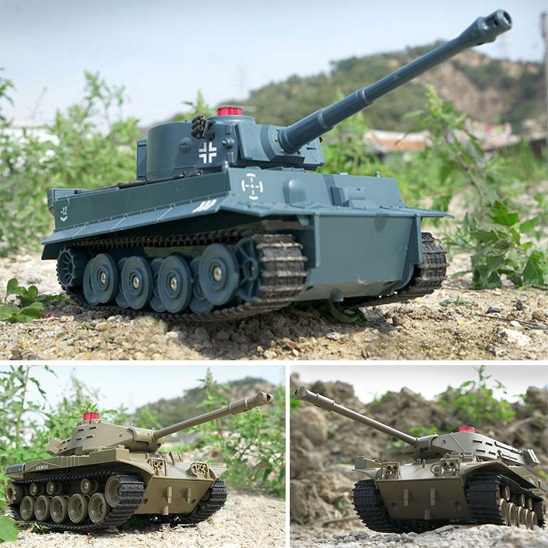 2024 New RC Tank Model Toy 2.4G Remote Control Programmable Tracked Tank Sound Effect Military Tank 1/30 Remote Control Car Toy Suitable for Boys Gift