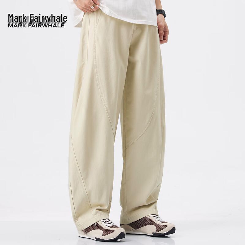 Mark Fairwhale Men's Loose Fit Curved Cotton Pants