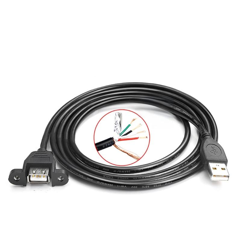 USB 2.0 Male to Female Adapter Cable Converter Cord Quick Charging Wire Line Support 480Mbps Data Transmission Speed