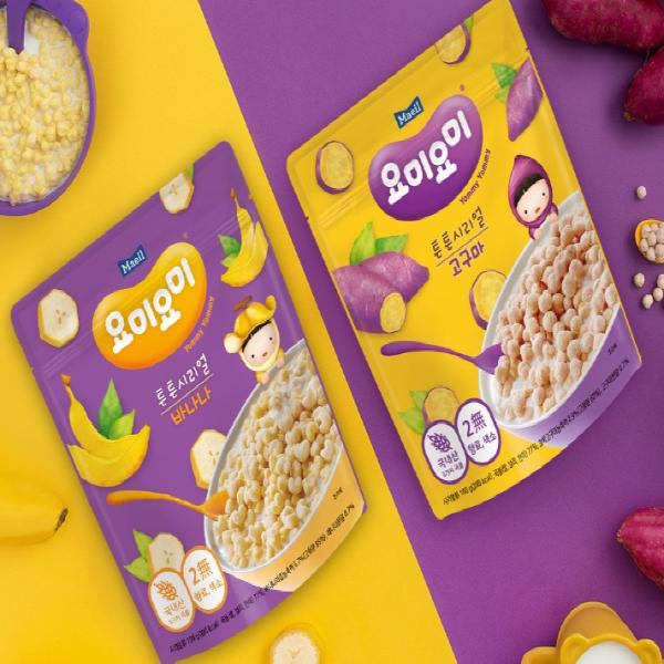 Детские хлопья Maeil Yommy Yommy, 5 упаковок, 2 вида, обновление упаковки