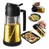 TrendPlain 470ml Oil Sprayer for Cooking, Oil Bottle & Oil Dispenser, with Silicone Non-Slip Base, B