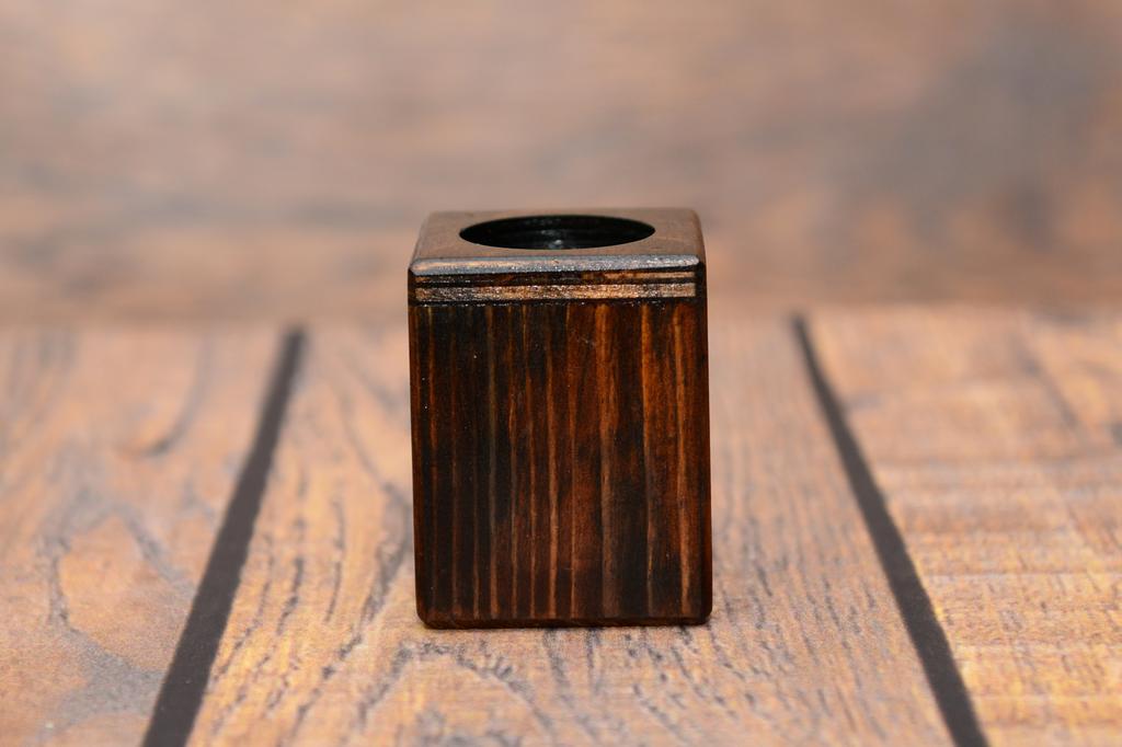 Yorkshire Terrier, Yorkie III - wooden candle holder with a dog, a unique souvenir after losing a dog, a handicraft from the Art-Dog brand