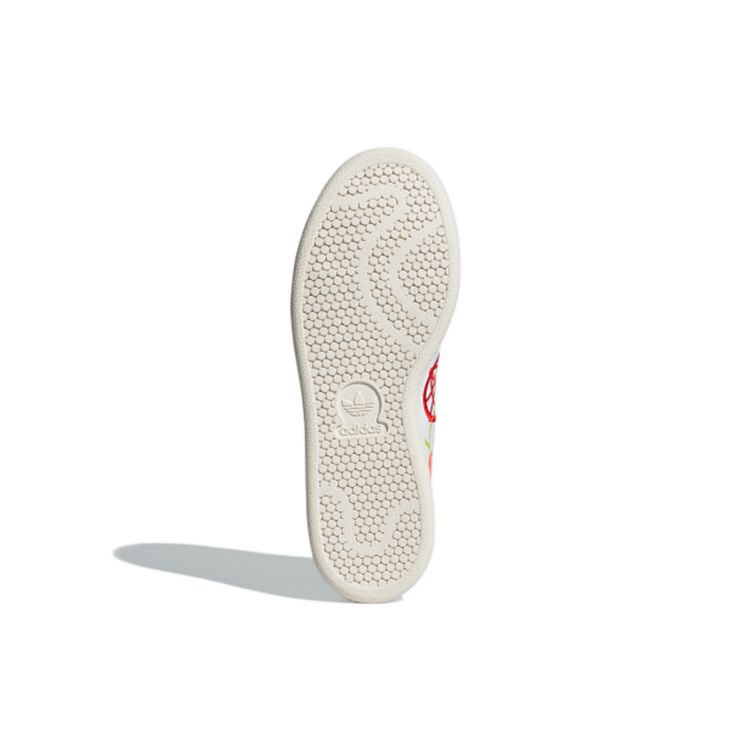 Adidas Женские кроссовки Stan Smith Large Doodles White Cloud-White Green FX5653