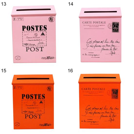 Ретро металлический настенный почтовый ящик ведро газетный почтовый ящик садовый декор