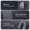 AAAJE1 For Skoda Alloy Suede Car Seat Headrest Hook Auto Back Seat Organizer Accessories Kodiaq Fabia Kamiq Karoq Octavia 2 3 Rapid