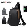 Men Fashion Multifunction Shoulder Bag Crossbody Bag On Shoulder Travel Sling Bag Pack Messenger Pack Chest Bag For Male