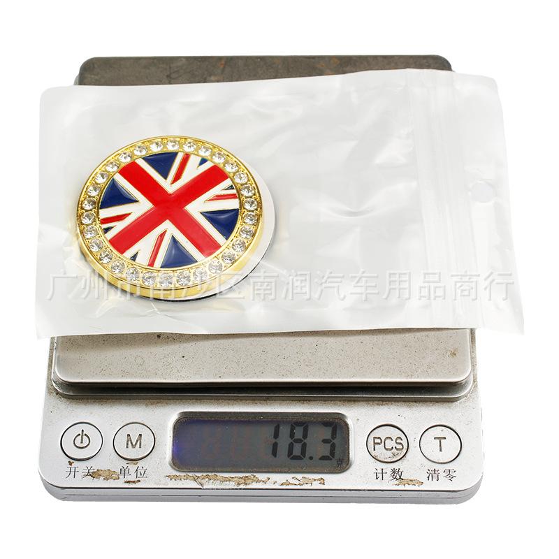 3D Металлическая эмблема-значок Union Jack для Автомобиля и Мотоцикла Самоклеящаяся Накладка от Царапин Задний Багажник Модифицированная Наклейка на Кузов