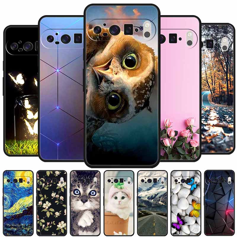 Чехол для Google Pixel 10 Pro XL 5G Животные Мягкий Силикон ТПУ Чехол для Телефона Задняя Крышка для Pixel 10Pro XL Крутой Волк Защитный Funda