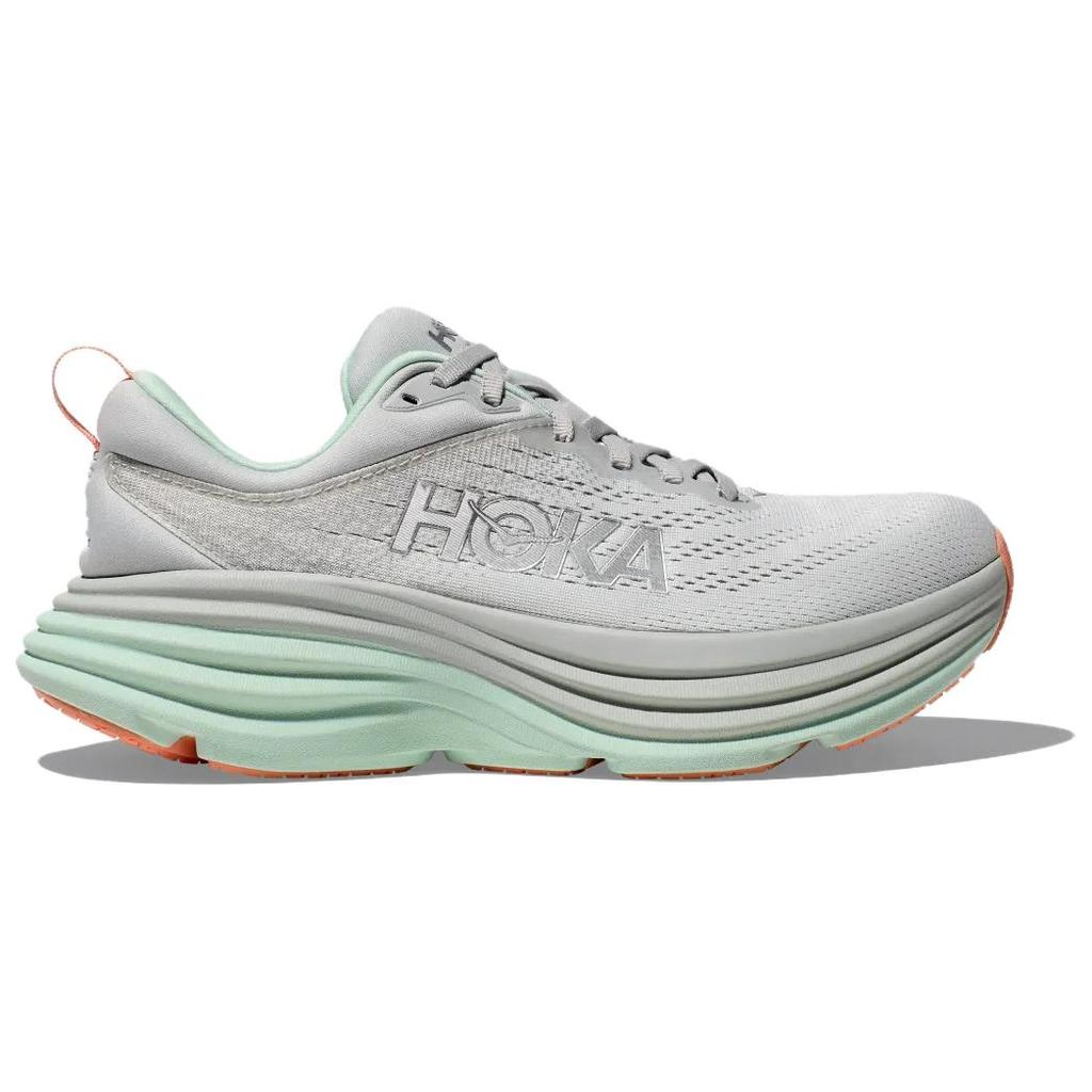 HOKA Bondi 8 Stardust Aqua Breeze Женские кроссовки Серый 1127952-SQB