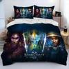 HD Print Game StarCraft Одеяло Постельное белье Пододеяльник Постельный комплект Пододеяльник Наволочка King Queen Size Домашний текстиль