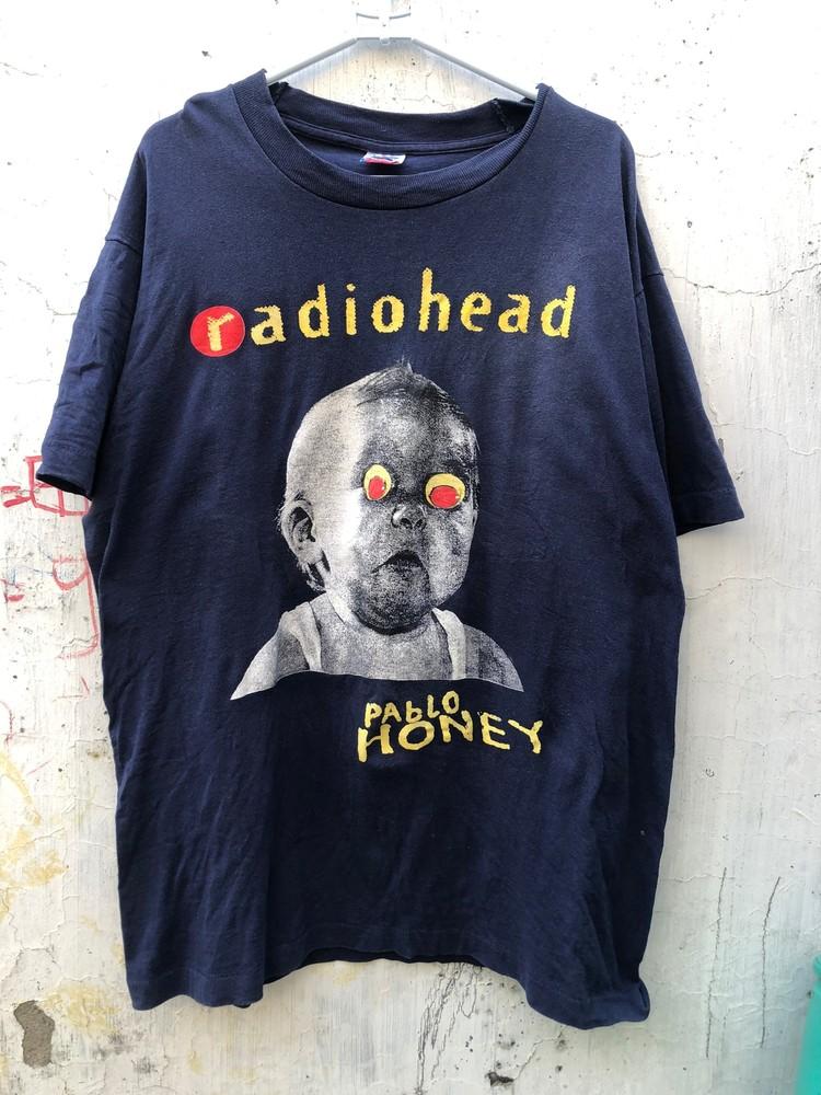 Radiohead Pablo Honey Футболка Ретро Стиль Перепечатка Классический Стиль S-5XL KH11002 Унисекс Футболка