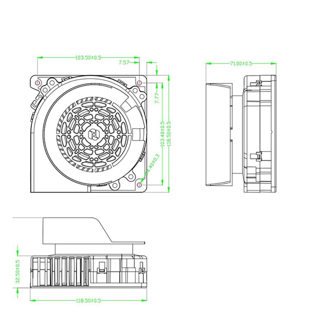 Простая установка Вентилятор Эффективный Мощный Обеспечивает Достаточный Воздушный поток