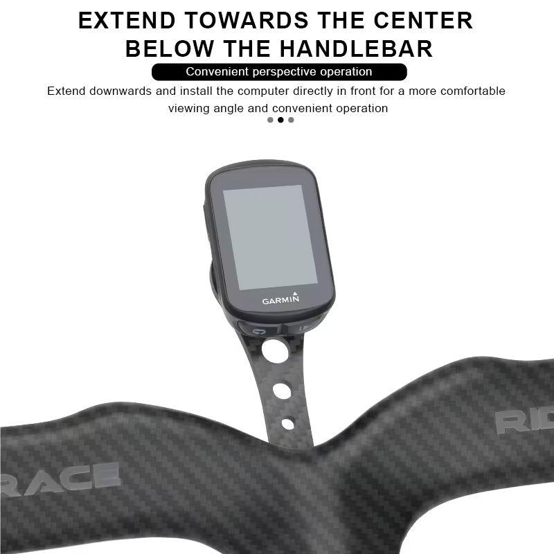 Крепление для шоссейного велосипедного компьютера, кронштейн из углеродного волокна, держатель для спидометра, секундомера, подставка для iGPSPORT, Garmin Bryton, GoPro