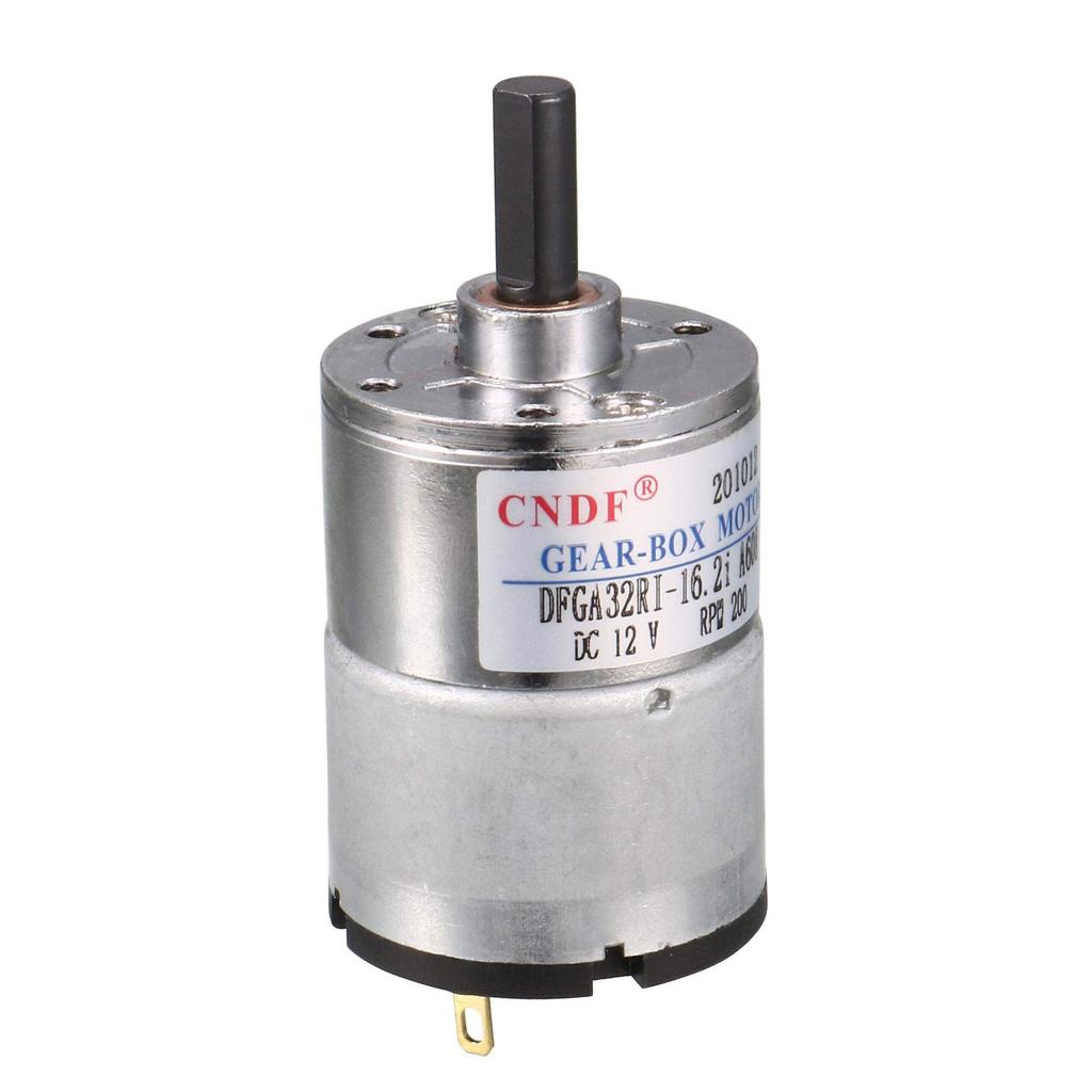 uxcell DC Gear-Box Motor, DC , 200 rpm, High Torque Speed