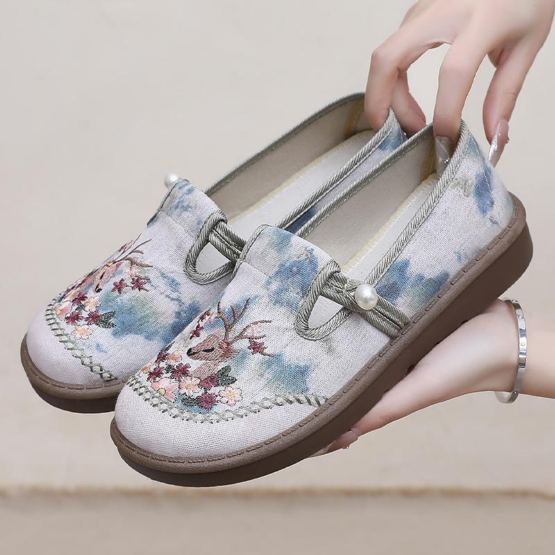 Женские весенние новые повседневные универсальные ретро мягкие нескользящие кроссовки на плоской подошве ленивые туфли модная обувь дышащая