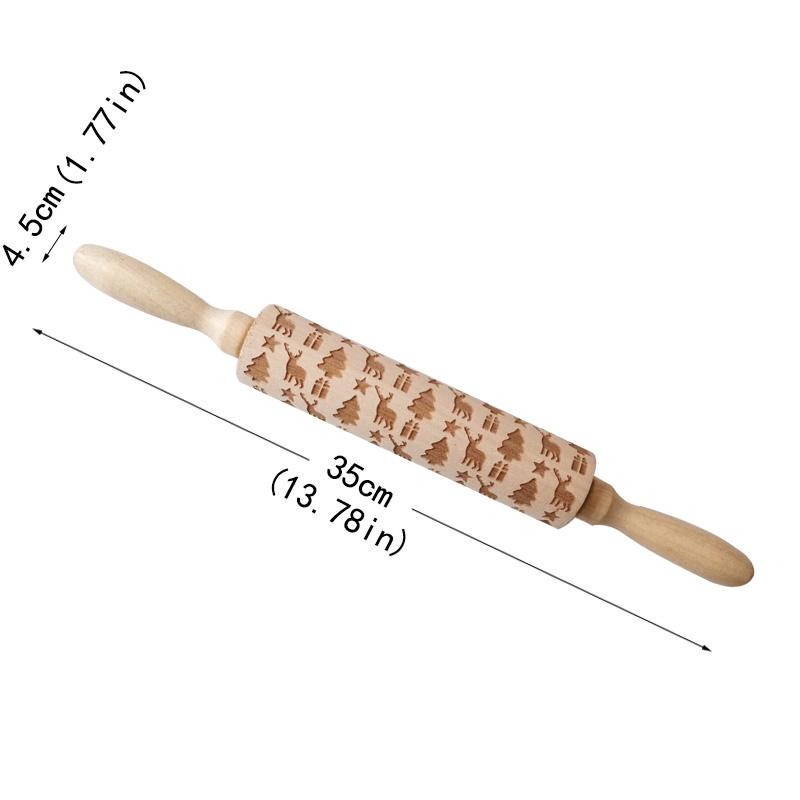1 шт. гравировка Санта-Клауса сапоги лося глубокие печенья деревянные рождественские рельефные скалки инструменты для выпечки