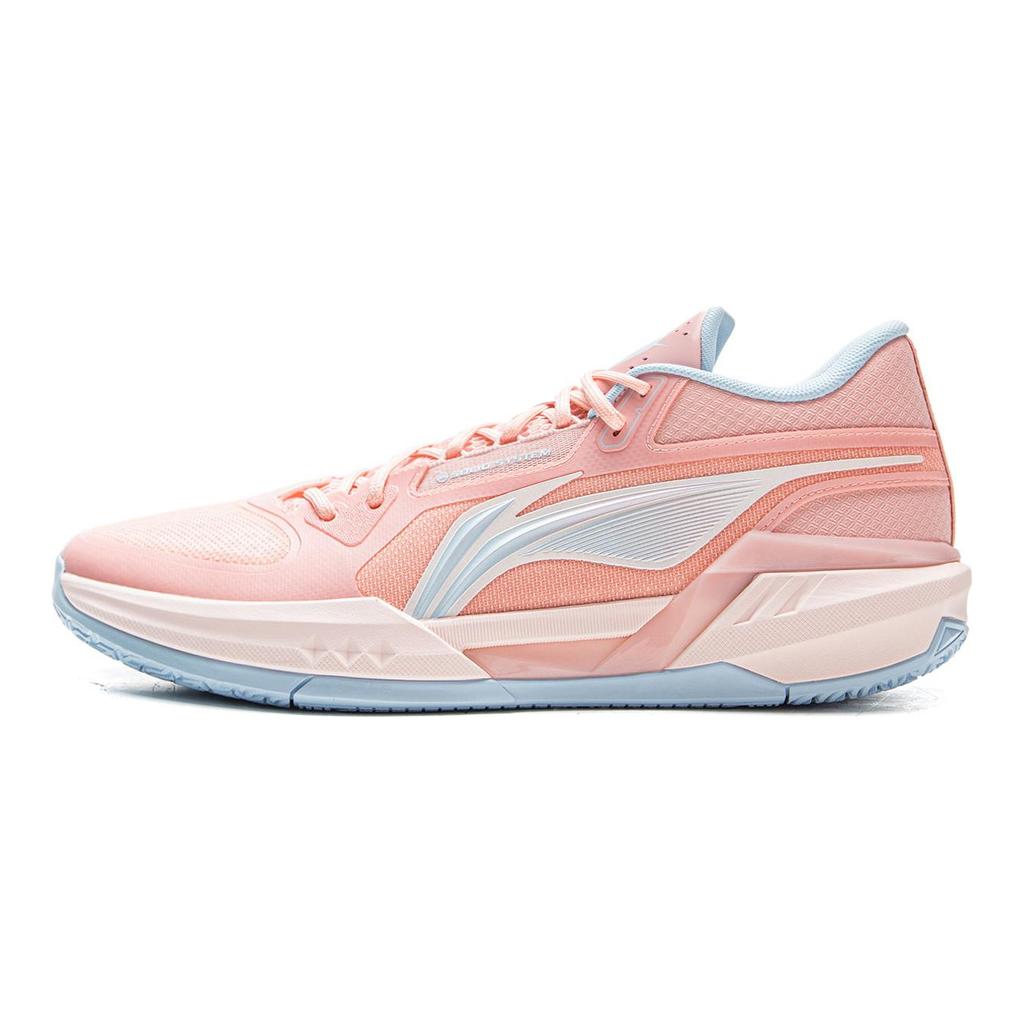 Баскетбольные кроссовки Li Ning Light Speed 3 mid Мужские Низкие Розово-красный/Небесно-голубой ABPV019-5