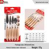 Oil Painting Palette Knife - Student Art Tool with Wooden Handle, Stainless Steel Blade for Gouache & Acrylic