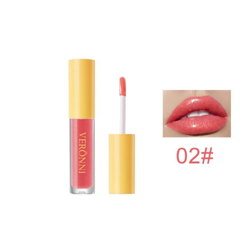 Beauty Natural and Long-lasting Moisturizing Mirror Lip Oil Fruit Flavored Plump Lips Moisturizing and Glossy Lip Balm