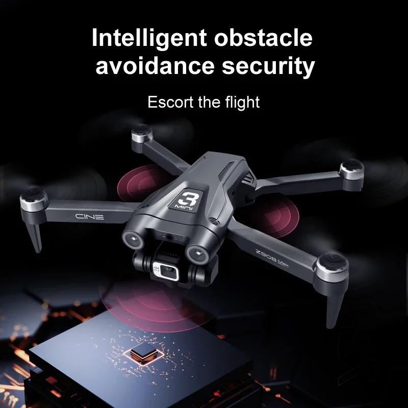 2024 НОВЫЙ Дрон Z908 Pro Max 8k Профессиональная двойная камера Gps Wifi Fpv Бесщеточный двигатель Вертолет для предотвращения препятствий Quadcop