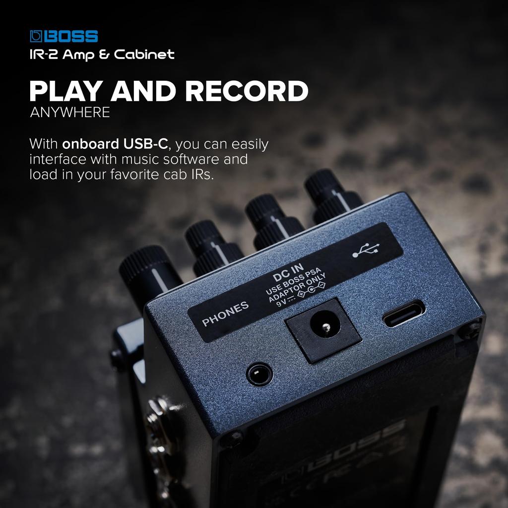 BOSSIR-2 Усилитель и кабинет Симулятор усилителя Кабинет IR Загрузчик Boss IR2