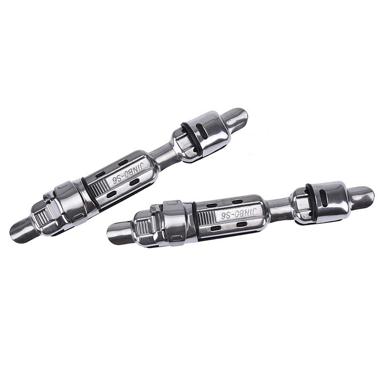 2Pcs Stainless Steel Fishing Rods Wheel Seat Pole Deck Rods Clip Reel Fitted