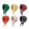 Y2K Wool Headscarf Bohemian Crochet Flower Turban Retro Hijab  Clothing Accessories