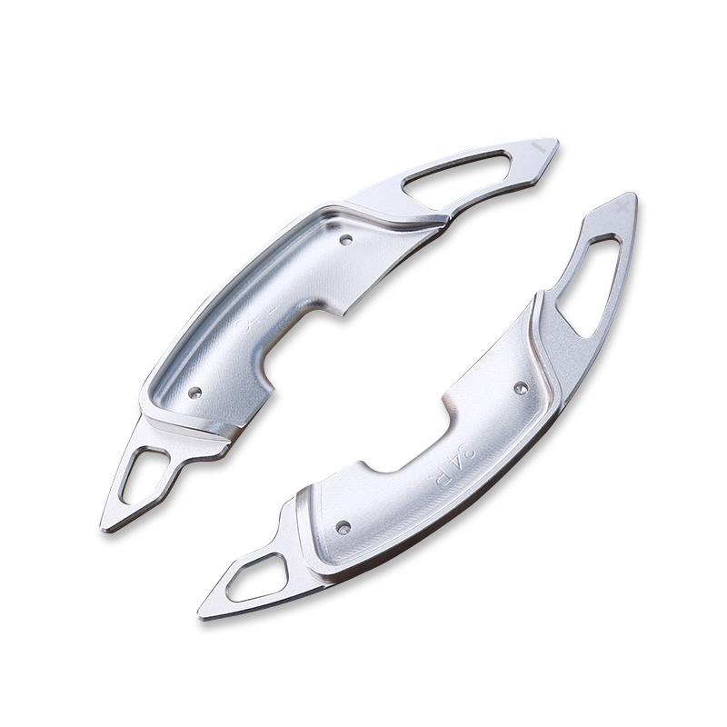 For Lexus Car Steering Wheel Shift Paddle NX RX 350h UX LX ES LS RZ LM LBX 2023 2024 Alloy Shifter Paddles Sticker Accessories