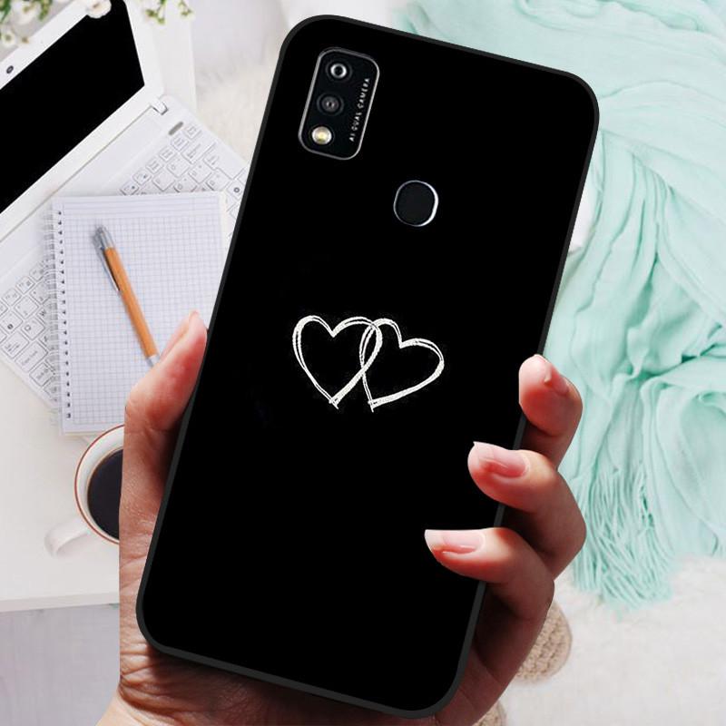 Чехол для ZTE Blade A51 A71 Черная Крышка Лев Волк Силиконовый Мягкий Задний Чехол для ZTE Blade A71 A7030 A 71 A 51 Защитный Корпус