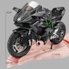 Alloy Motorcycle Toys Diecast Miniature Car Front Wheel Steering Motorbike Children Christmas Gift