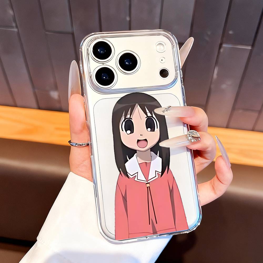KASUGA AYUMU Azumanga Daioh Чехол для телефона Для iPhone 7,17,16,15,14,13,12,11 Pro,Max,Plus,XR,Mini,E Прозрачный Мягкий чехол с полным покрытием
