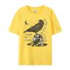 Nevermore The Raven Edgar Allan Poe Dark Academia Literature Casual T-Shirt New Summer/Fall Tops & Tees Cotton Men