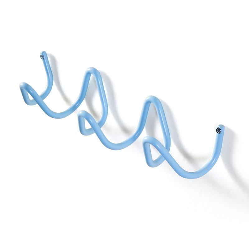 Волнистые железные настенные крючки, креативные минималистичные крючки для одежды, настенные вешалки, влагостойкие крючки для одежды на дверях, для полотенец.
