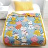 Четыре сезона Детское хлопковое марлевое полотенце-одеяло Новорожденное Мультяшное Детское одеяло Дышащее Стиранный хлопок Одеяло для перерыва на обед