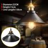 Nordic Vintage Pendant Light Loft Hanging Light Fixtures Retro Industrial Lamp Edison Bulb for Dining Room Kitchen 110V-265V