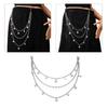 Metal Star Pendant Waist Chain for Women Trousers Chain Waist Decorative Chain Casual Waist Ornaments Girl Birthday Gift