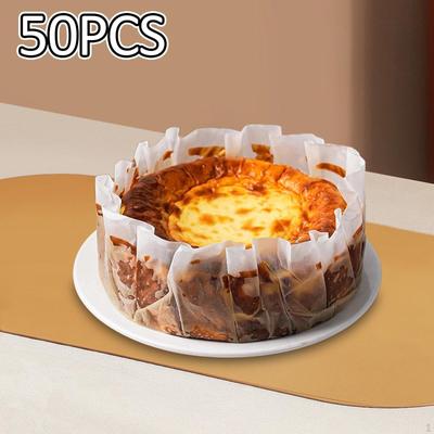 50 шт. Бумага для фритюрницы, устойчивая к маслу для выпечки, круглые листы, вкладыши для голеней