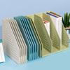 File Organizer Retractable File Holder Creative Foldable Desktop Bookend Bookshelf Adjustable File Storage Rack Office Supply