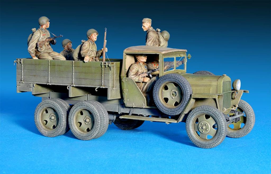 Miniart 1941 Soviet Cargo Truck Plastic Model 1/35 GAZ-AAA