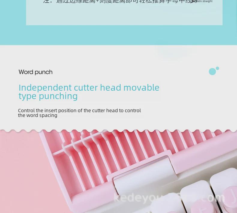 Машина для тиснения букв KEDEYU DIY для поздравительных открыток ручной работы с набором из 26 букв