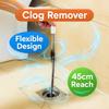 Flexible 45cm Pipe Dredging Brush for Bathroom Hair Sewer Sink Cleaning, Drain Cleaner and Clog Plug Hole Remover Tool
