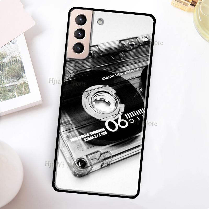 Чехол для кассеты в стиле ретро для Samsung Galaxy S21 Ultra Note 20 Note 10 S8 S9 S10 S22 Plus S20 FE, чехол для телефона
