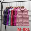 Autumn Winter Women's Down Jacket Women Vest Sleeveless Waistcoat Warm Lightweight Puffer Jacket Female Tops Outwear