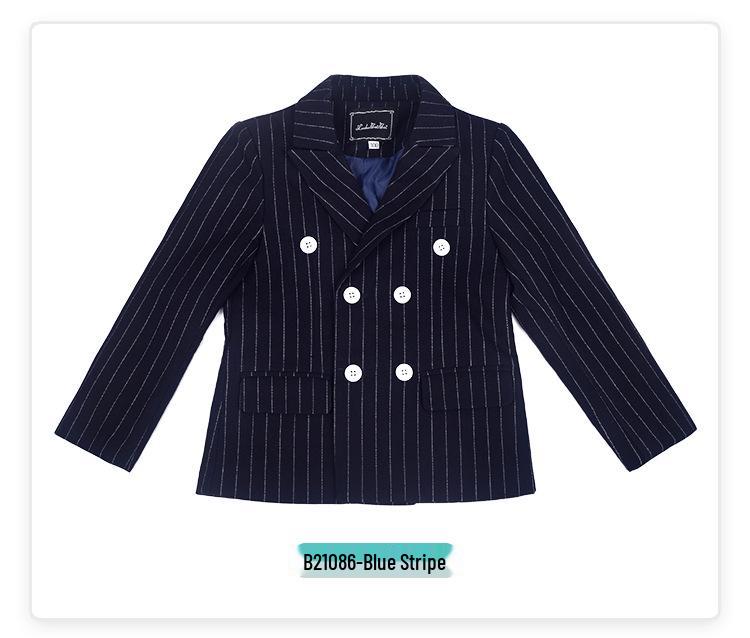 Пиджак в клетку большого размера для мальчиков - Детский костюм для выступлений 2023