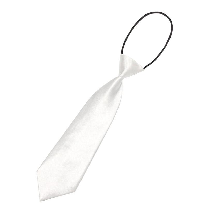 Детский однотонный маленький галстук для мальчиков и девочек, простой, короткий, эластичный, для малышей, детей, учеников начальной школы