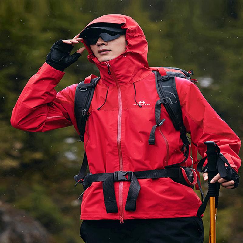 Pathfinder Men's Hardshell Outdoor Windproof Waterproof Hiking Jacket XHW301100L