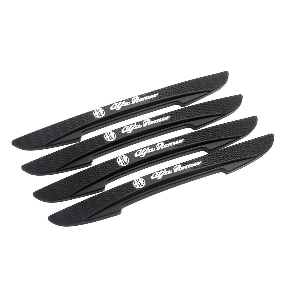 4PCS Car Bumper Anti-collision Strips Door Protector Sticker For Alfa Romeo Giulietta GT 159 147 156 Giulia F1 Auto Accessorie